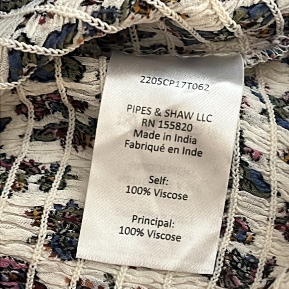 Veronica Beard | Kali smocked floral blouse top Women’s size 12 ruffle stretch - Picture 9 of 10